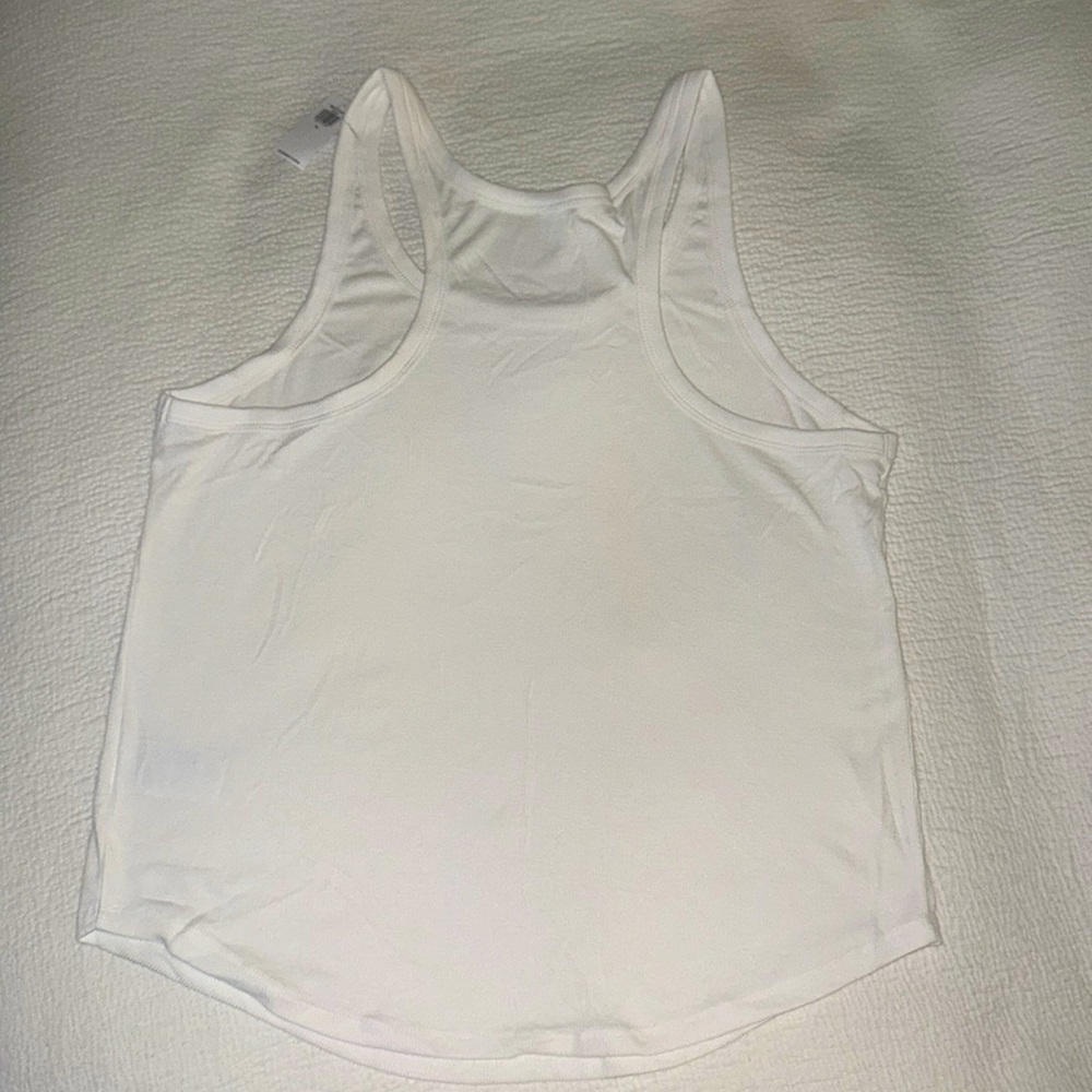 NWT Old Navy White Racerback Tank Top, Size XL - Picture 5 of 5